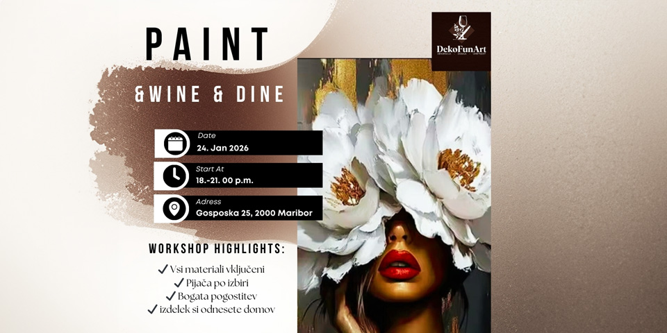 Paint & wine & dine